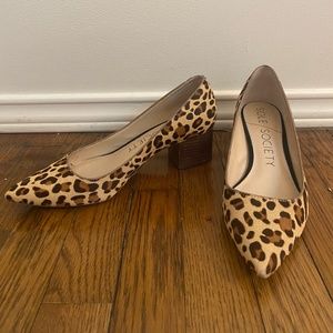 Sole Society leopard print heels